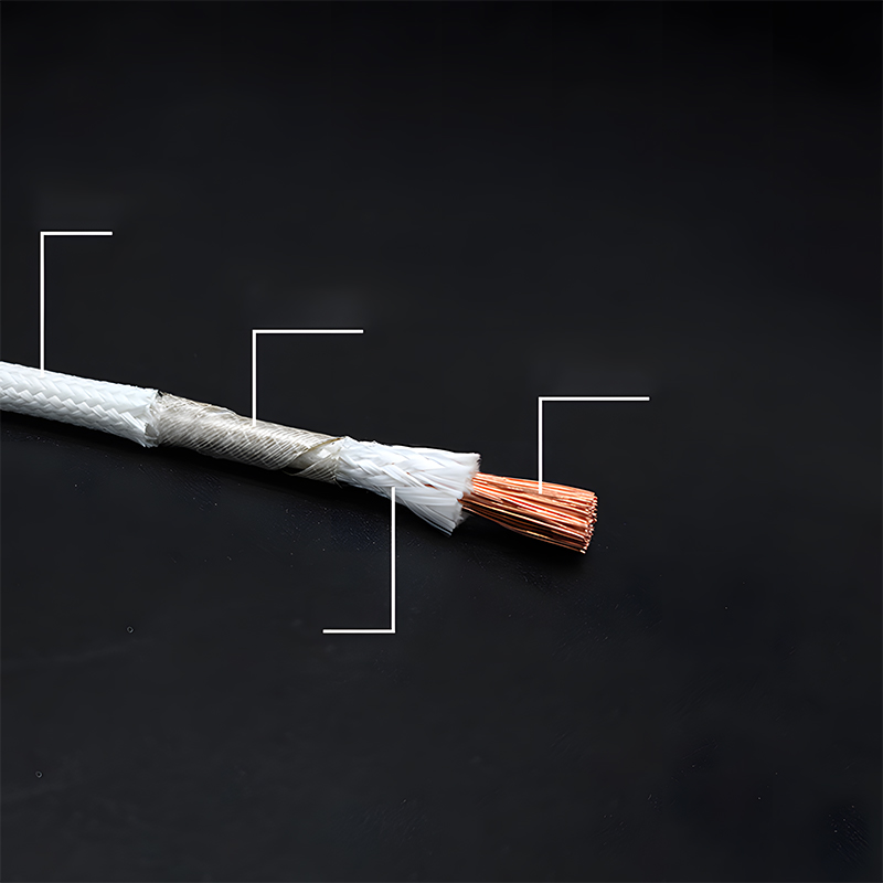 GN500-01 Alambre de cobre desnudo trenzado, alambre resistente al fuego de mica